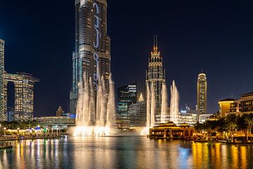 De fontein van Dubai van Jeroen Kleiberg