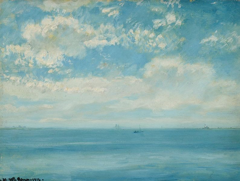 Henry Ward Ranger~At Long Island Sound by finemasterpiece