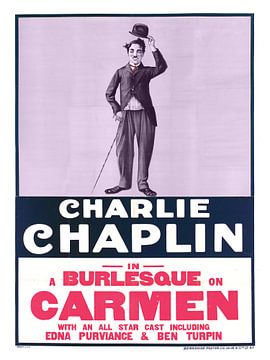 Charlie Chaplin 02 - Paars van Malou Studio