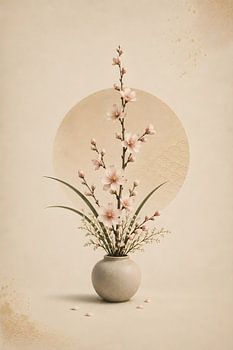 Minimalistisches Blumenarrangement