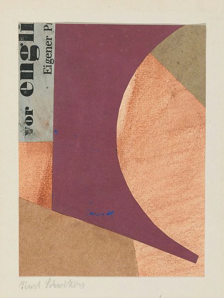 Kurt Schwitters - Sans titre (Vor Engli Eigener P) (1930) par Peter Balan