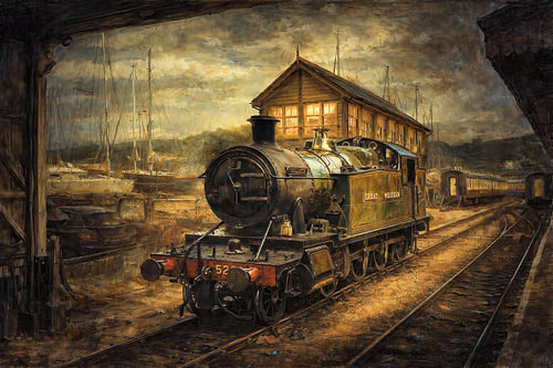 Dampflokomotive 5239 @ Kingswear