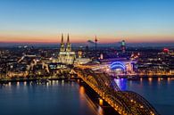 Köln Skyline von Michael Valjak Miniaturansicht