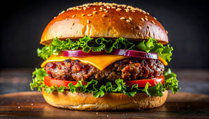 Köstlicher Hamburger