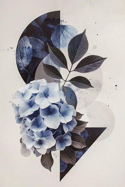Harmonie d'hortensias par Poster Art Shop
