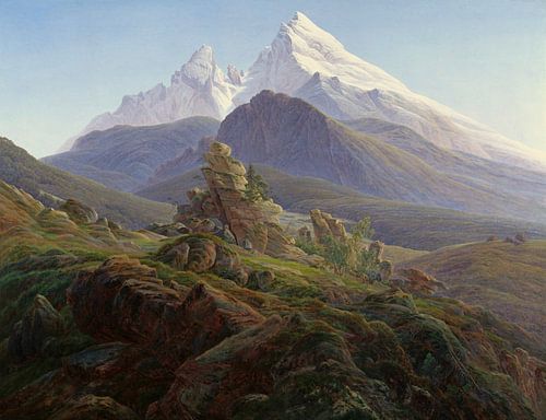 De Watzmann, Caspar David Friedrich