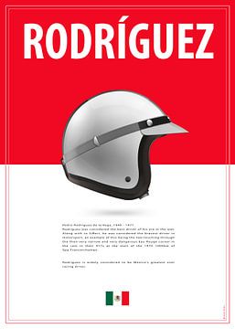 Pedro Rodriguez Racing Helm van Theodor Decker