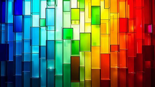 Sparkling glass structures