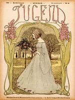 Jugendstil Cover magazine Jugend 30 September 1899