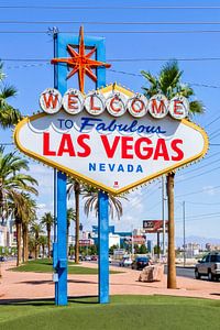 LAS VEGAS Schild von Melanie Viola