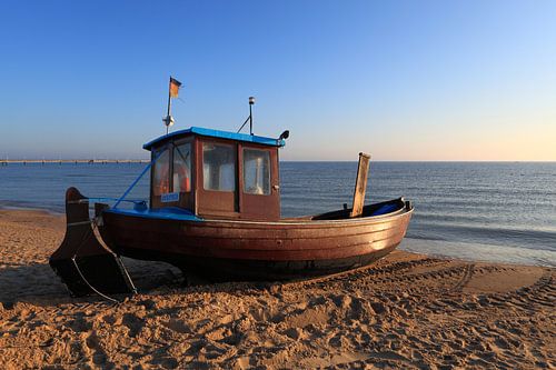 Fishing boat at the sea