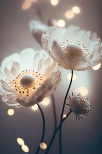 White Flowers With Bokeh von Treechild