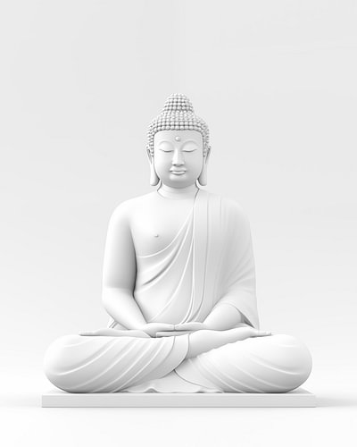 White Buddha – Tranquillity and Minimalism