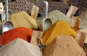 Moroccan spices by Gert-Jan Siesling