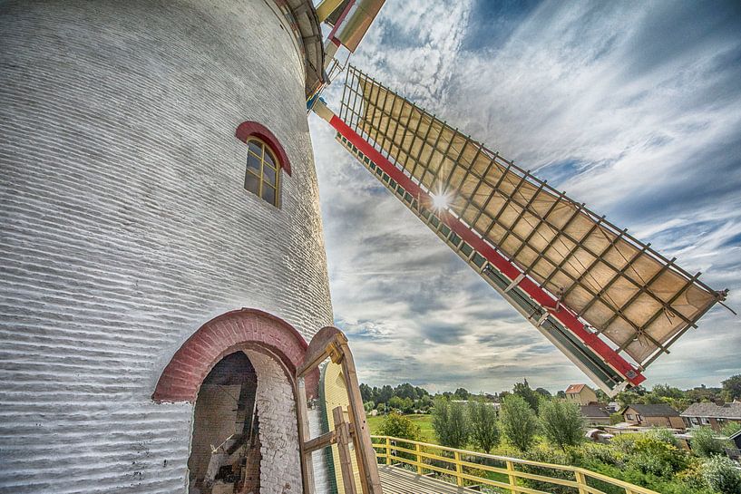 Holländische Windmühle . von Peter Bartelings