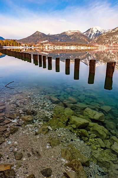 Walchensee im Winter von Einhorn Fotografie