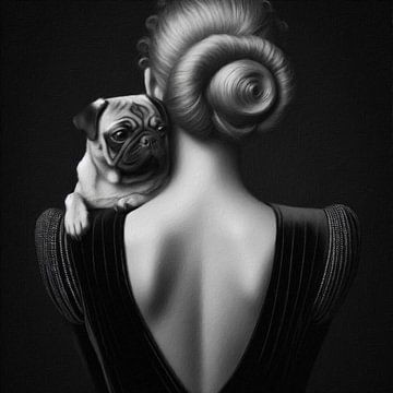 Lady and the Pug by J.O. Han