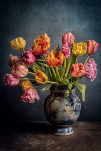 Tulpenstrauß im klassischen Stil