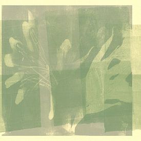 Delicate wabi-sabi abstracte minimalistische organische vormen van Abstract Minimalist Art