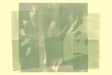 Zarte Wabi-Sabi abstrakte minimalistische organische Formen von Abstrakte minimalistische Kunst