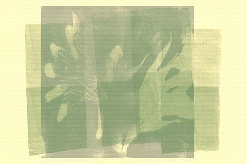 Delicate wabi-sabi abstracte minimalistische organische vormen van Abstract Minimalist Art