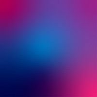 Art néon rétro des années 70. Dégradé abstrait en bleu cobalt, violet, rose framboise.