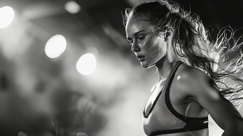 Menschen aktiv im Fitnessstudio von Egon Zitter