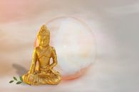 Golden Buddha van Roswitha Lorz thumbnail