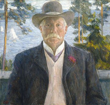 Portret van de componist Thorvald Lammers, Erik Werenskiold