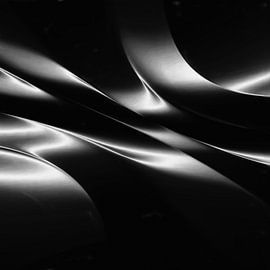 Abstract golvend lijnenspel van Maurice Dawson