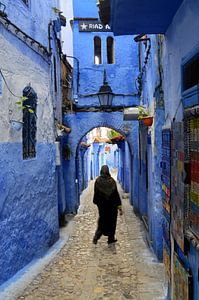 Medina in shades of blue von Zoe Vondenhoff