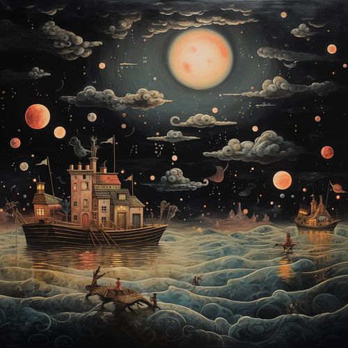 Vintage minuit artistique