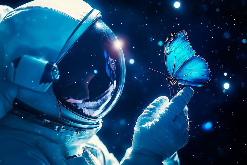Stardust and butterfly by Poster Art Shop
