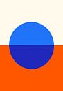 Cirkel met vierkant kleur en vormstudie van Raymond Wijngaard thumbnail