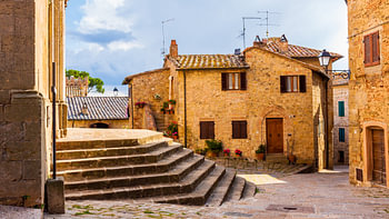 Monticchiello im Val d'Orcia.
