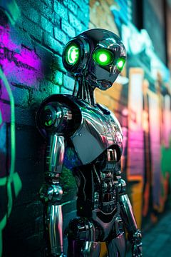 Robot futuriste sur Poster Art Shop