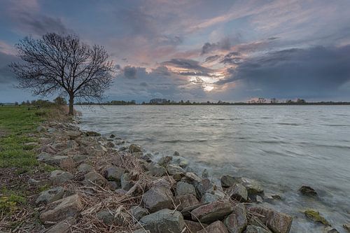 Rivière Lek à Groot-Ammers