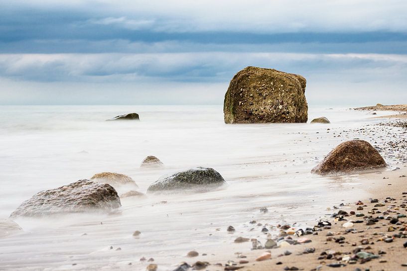 Steine an der Küste der Ostsee van Rico Ködder