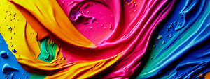 Header Wallpaper Splash in Regenbogenfarbe Illustration