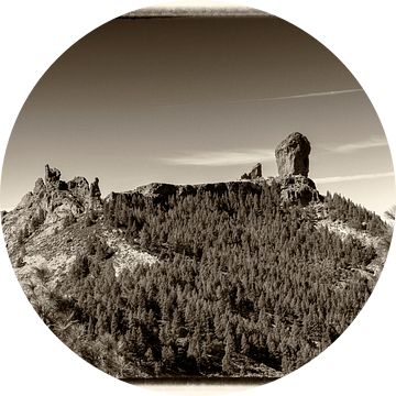 Gran Canaria de Roque Nublo en de "monnik"rots