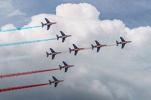 Die Patrouille de France 2022 in Aktion.