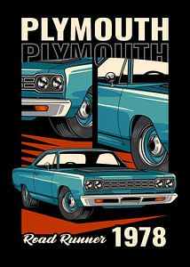 Plymouth Road Runner Muscle Car sur Adam Khabibi