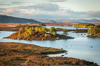 Uitzicht op Loch Bà, Rannoch Moor