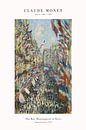 Claude Monet - The Rue Montorgeuil in Paris by Old Masters thumbnail