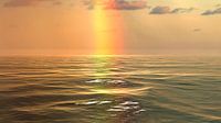 Regenbogen über dem Meer von Frank Grässel Miniaturansicht