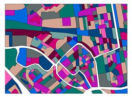Map of Gouda by Stef van Campen