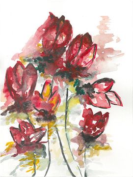 Bloemen in kleur.