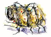 Bee at Work van Christa Kerbusch thumbnail