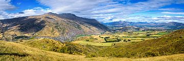 Panorama Lake County, Nieuw Zeeland van Rietje Bulthuis
