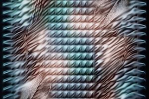 Abstract werk organisch 3D